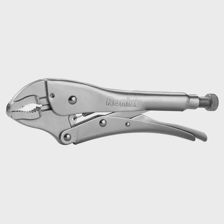 انبر قفلی رونیکس مدل RH-1417 سایز 10 اینچ با فک منحنی و قابلیت سیم چین