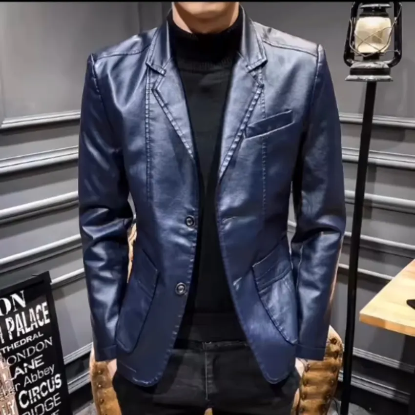 خرید کاپشن چرم مصنوعی مردانه سایز XL تا 4XL